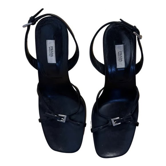 Prada Leather Sandals - Picture 1 of 10
